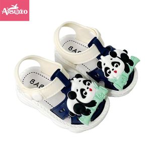 Arsuxeo Sandales d'été pour enfants de 1 à 5 ans (garçons et filles), semelle souple.