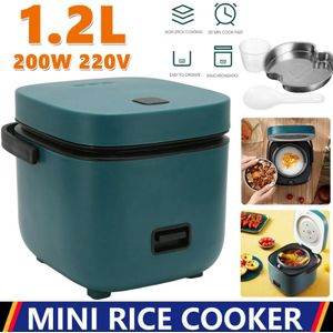 Cuiseur à riz numérique multifonctionnel 1,2 L avec panier vapeur - Mini cuiseur à riz antiadhésif - Idéal pour 1 à 2 personnes - EU