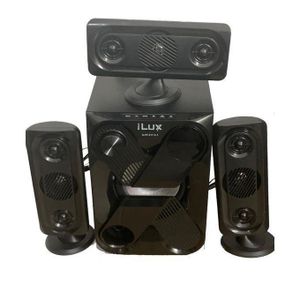 Ilux Mini Chaîne 3 Baffes 1 Woofer 3.1 - ILHT-317 - USB - Bluetooth Garantie 24 Mois