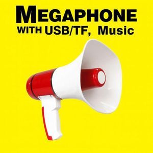 Mégaphone Portable Power Megaphone avec Bluetooth & USB Rechargeable