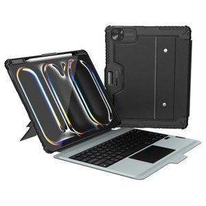 Étui compatible clavier Bluetooth Bumper Combo pour iPad Pro 13 pouces 2024 Noir