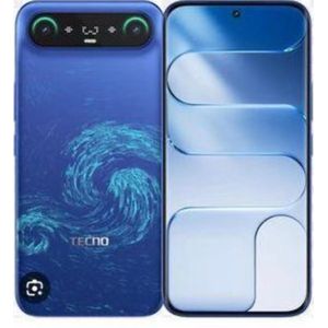 Tecno silicone compatible Camon Slim - bleu