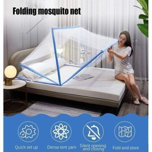 Moustiquaire 2 Places Pliable Et Démontable Pour Adulte - Transparent