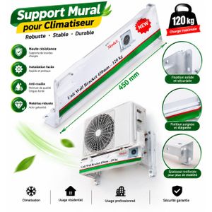 Ilux Support Mural Pour Split 1 à 1.5CV