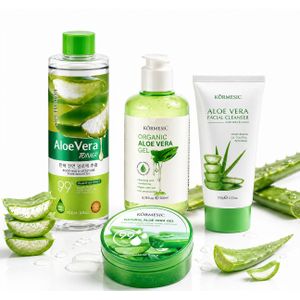 KORMESIC Aloe Vera Skincare Set – Pack Soin Hydratant Complet Visage 4 Produits