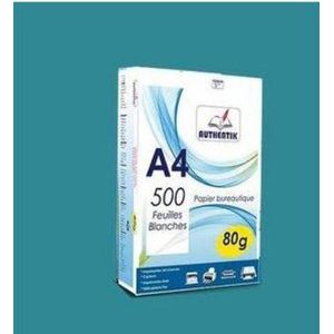 Paquet de papier rame A4 authentik– 500 feuilles, 80 g