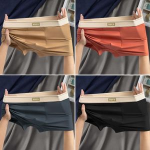 General Boxers ultra-doux en soie glacée pour homme – Sous-vêtements respirants, extensibles et anti-transpiration – Lot de 4 aux couleurs assorties
