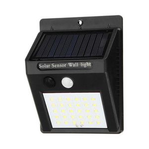 Lampe Solaire Rue Capteur Lumière Noir 13 X 11 X 6cm Mod6