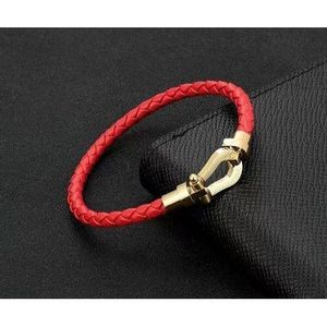 Bracelet  En Cuir Doré