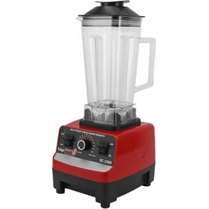 TodyJeyHo Broyeur portable, mélangeur de bureau de 4500 watts, processeur alimentaire multifonction, équipé de 6 lames en acier inoxydable, 15 vitesses, processeur alimentaire multifonction pour cuisine, viande, glaçons et fruits.
