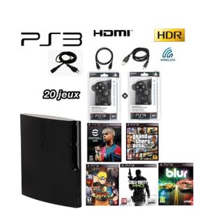 Playstation PLAYSTATION3 SLIM 2 MANETTES 