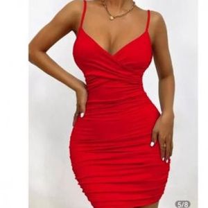 ROBE DAME DE SOIREE - ROUGE