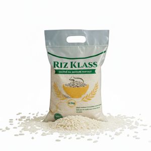 Klass Riz Klass Premium 4.5kg - Riz Local 100% Naturel Cultivé avec Passion - Qualité supérieure