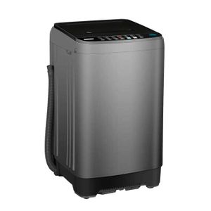 Nasco Machine A Laver -Nastl-B120 - Automatique/ 12Kg/ Top Load/ Gris/ Eco.D'Energie/ 550W/220-240V