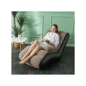Partagez ce produit    Fauteuil gonflable canapé en PVC souple et pliable rose pour la maison, le lit, l'intérieur et l'extérieur avec Pompe à Air électrique graduit