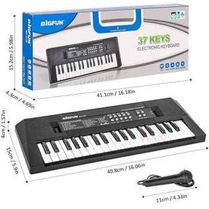 Piano Synthétiseur Électronique Jouet Pour Enfant – 37 Touches Avec Micro