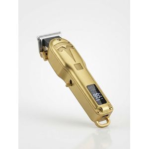 Tondeuse à Cheveux et Barbe Professionnelle WAER WA-0105 - Sans Fil - Écran LED - Doré