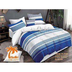 Qualité supérieur Belle Lot de 2 Draps et 2 Taies - Confort et Élégance pour Lit 3 Places