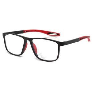 Autre Lunettes en résine rouges anti-lumière bleue, lunettes à monture complète, lunettes pour presbytes