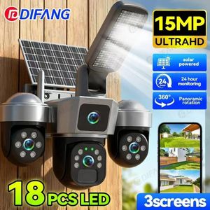 Caméra Solaire 4G 3 objectifs 15MP ultra HD