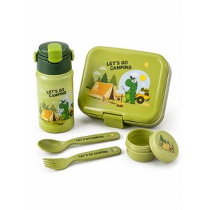 Kit déjeuner enfant avec boîte à goûter et gourde