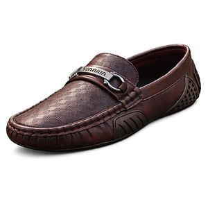 Chaussure Loaffer soulier mocassin homme- Marron