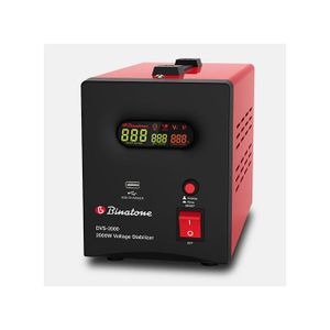 Binatone Binatone Stabilisateur/Régulateur Automatique De Tension Dvs-2000 - Noir - Garantie 24 Mois