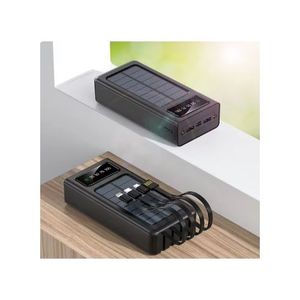 Power Bank Solaire à 4 Lignes 30000mah