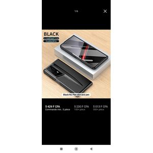 Coque honor Magic v2 noir 