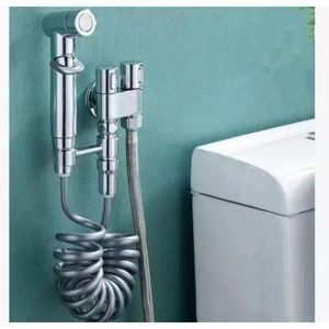 Ensemble Douchette WC pour salle de bain avec double robinet pour toilette 