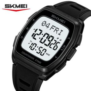 Skmei Montre Numérique SK2441-2 Etanche/Noir Blanc 