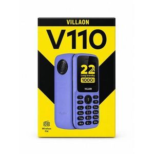 VILLAON V110 – Téléphone Portable Double SIM avec Écran 1.77" et Batterie 1000 mAh