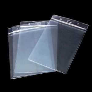 Porte-carte De Travail Badge Avec Corde Noir Grand Taille  Format A6_ Paquet De 50 Pcs