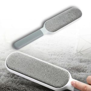 ShebSheb Brosse à peluches double face réutilisable, brosse de nettoyage portable pour vêtements, canapé et maison