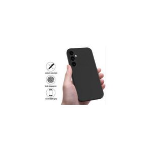 Coque En Silicone Compatible Pour Samsung Galaxy A17 Avec Antichoc- NOIR