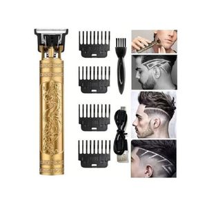 Machine de coupe de cheveux électrique USB, clippers rechargeables, rasoir homme, trémois professionnel, coupeur de barbe, coupeur de moustaches T9