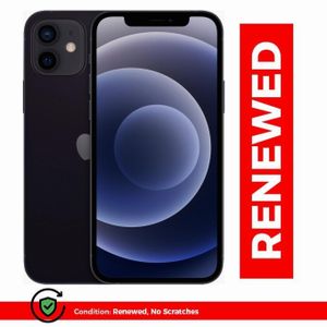 Renewed iPhone 12 128 Go 6.1" Débloqué 12MP+12MP+12MP+12MP Garantie 6 mois Noir