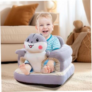 Siège de soutien pour bébé, fauteuil mignon pour bébé, siège bébé confortable en peluche - motif hamster