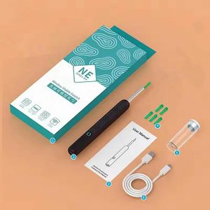Otoscope Numérique Intelligent - Cure-oreille Visible sans Fil - Kit de Nettoyage Oreille avec Caméra HD