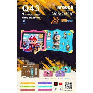 Tablette incassable pour enfants 256GB 8 Go de RAM pour fille et garcon