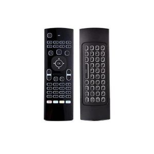 Télécommande Pour PC/Android TV Clavier Sans Fil MX3 Air Fly Mouse, 2.4GHz