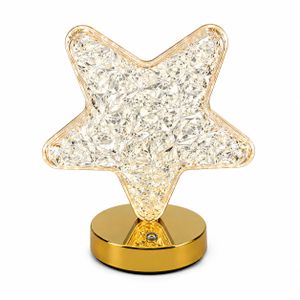 Lampe LED Étoile Rechargeable USB - Veilleuse Tactile Décorative - Lumière Chaude - Lampe de Chevet Moderne pour Chambre, Salon et Bureau