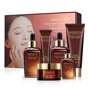HIISEES Bifida levure anti-vieillissement réparation 6 pièces Set de soins de la peau