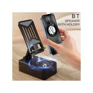 Support De Téléphone Avec Haut-parleur Bluetooth Sans Fil Pour Maison Et Bureau