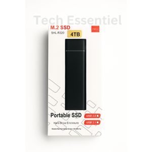 Disque dur externe SSD portable M.2 4To, 4000Go