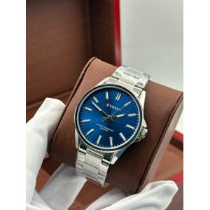 Chic Montre Homme Curren   Fond Bleu 