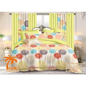 Belle Draps de Lit 3 places, 2 Draps ,2 taies, 2 Rideaux