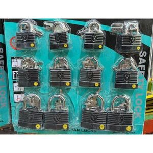 Lot de 12 Petits Cadenas Pour Sacs à dos, Bagages, Sacs pour Ordinateur, Casiers,