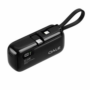 Oale  Power Bank – 22.5W Charge Rapide, Ultra Compact avec Écran LED