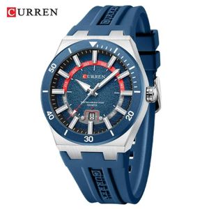 Curren Montre Homme , Nouvelle Collection , Montre à Quartz , Mode De Luxe Idéal Les Affaires En Gomme NF8491